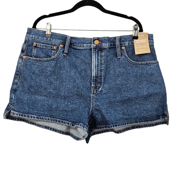 NWT Madewell The Perfect Jean Short Size 33 - Picture 1 of 6